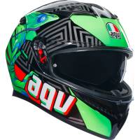 AGV - AGV K3 Kamaleon Helmet - 2118381004013S - Kamaleon Black/Red/Green - Small - Image 1
