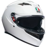 AGV - AGV K3 Mono Solid Helmet - 2118381004014XS - Mono Seta White - X-Small - Image 1