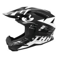 THH Helmets - THH Helmets T-42 BMX Xtreme Youth Helmet - 647911 - Black/White - Large - Image 1
