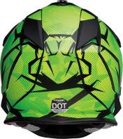 Moose Racing - Moose Racing F.I. Agroid Camo Youth Helmet - 0111-1525 - Yellow/Green - Large - Image 2