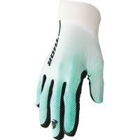 Thor - Thor Agile Tech Gloves - 3330-7210 - Black/White/Teal - Large - Image 1