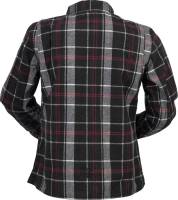 Z1R - Z1R Timberella Flannel Womens Shirt - 2840-0166 - Black/White - Small - Image 2