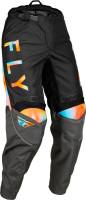 Fly Racing - Fly Racing F-16 Womens Pants - 376-83107 - Gray/Pink/Blue - 7/8 - Image 1