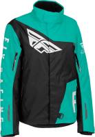 Fly Racing - Fly Racing SNX Pro Womens Jacket - 470-45103X - Black/Mint - 3XL - Image 1
