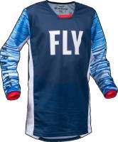 Fly Racing - Fly Racing Kinetic Mesh Youth Jersey - 376-334YM - Red/White/Blue - Medium - Image 1