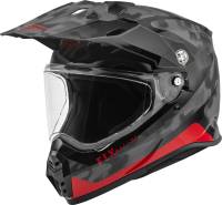 Fly Racing - Fly Racing Trekker Pulse Helmet - F73-7025X - Black/Red - X-Large - Image 1