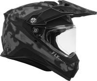 Fly Racing - Fly Racing Trekker Pulse Helmet - F73-7026XS - Matte Gray/Black Camo - X-Small - Image 4