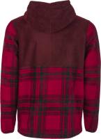 Fly Racing - Fly Racing Fly Half Zip Pullover Hoodie - 354-0022X - Red Plaid - X-Large - Image 2