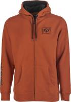 Fly Racing - Fly Racing Fly Lite Zip Up Hoodie - 354-0172X - Rust - X-Large - Image 1