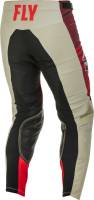 Fly Racing - Fly Racing Kinetic Wave Pants - 375-53228 - Light Gray/Red - 28 - Image 3