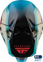 Fly Racing - Fly Racing Formula CP Rush Helmet - 73-0022L - Black/Stone/Dark Teal - Large - Image 3