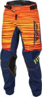 Fly Racing - Fly Racing Kinetic Wave Youth Pants - 375-53622 - Navy/Yellow/Red - 22 - Image 4
