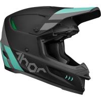 Thor - Thor Reflex Cube Helmet - 0110-7452 - Black/Mint - Large - Image 1
