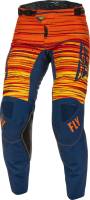 Fly Racing - Fly Racing Kinetic Wave Pants - 375-53128 - Navy/Orange - 28 - Image 4