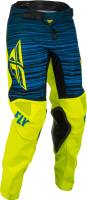 Fly Racing - Fly Racing Kinetic Wave Youth Pants - 375-53520 - Hi-Vis/Blue - 20 - Image 1