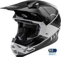 Fly Racing - Fly Racing Formula CP Rush Helmet - 73-00232X - Gray/Black/White - 2XL - Image 1