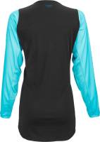 Fly Racing - Fly Racing Lite Womens Jersey - 375-620L - Black/Aqua - Large - Image 2