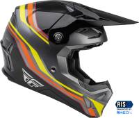 Fly Racing - Fly Racing Formula CP S.E. Speeder Youth Helmet - 73-0024YL - Black/Yellow/Red - Large - Image 4