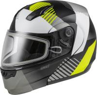G-Max - G-Max MD-04S Reserve Helmet - M2043748 - Matte Black/Hi-Vis - 2XL - Image 1