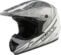 G-Max - G-Max MX-46 Mega Helmet - D3461204 - Matte White/Silver - Small - Image 1