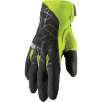 Thor - Thor Draft Gloves - 3330-6507 - Black/Acid - Large - Image 1