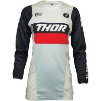 Thor - Thor Pulse Racer Womens Jersey - 2911-0203 - Vintage White/Midnight - Small - Image 1