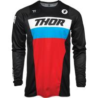 Thor - Thor Pulse Racer Jersey - 2910-6175 - Black/Red/Blue - Large - Image 1