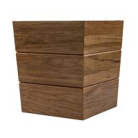 Whitecap - Whitecap Large Waste Basket - Teak - Image 3