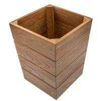 Whitecap - Whitecap Small Waste Basket - Teak - Image 1