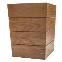 Whitecap - Whitecap Small Waste Basket - Teak - Image 3