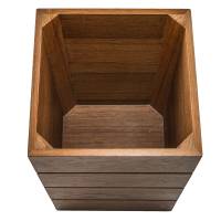 Whitecap - Whitecap Small Waste Basket - Teak - Image 4