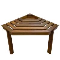 Whitecap - Whitecap Shower/Corner Stool - Teak - Image 1