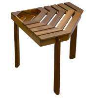Whitecap - Whitecap Shower/Corner Stool - Teak - Image 2