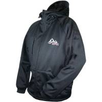 HMK - HMK Hooded Tech Shell Womens Jacket - HM7HTSPL - Black/Pink - Large - Image 1