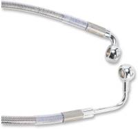 Drag Specialties - Drag Specialties Clear Coated Standard Length ABS Stainless Steel Rear Brake Line Kit - 640240 - Image 2