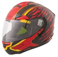 Fly Racing - Fly Racing Luxx Shock Helmet - F73-8312XS TC-1 - Red/Black/Yellow - X-Small - Image 1