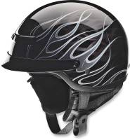 Z1R - Z1R Nomad Hellfire Helmet - 0103-0707 - Black/Silver - 2XS - Image 1