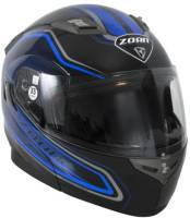 Zoan - Zoan Flux 4.1 Commander Graphics Snow Helmet with Double Lens Shield - 137-114SN - Blue - Small - Image 1