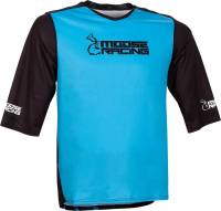 Moose Racing - Moose Racing MTB 3/4 Sleeve Jersey - 5020-0254 - Blue - 2XL - Image 1