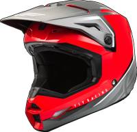 Fly Racing - Fly Racing Kinetic Vision Youth Helmet - F73-8653YM - Red/Gray - Medium - Image 1