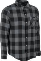 Fly Racing - Fly Racing Fly Tek Flannel - 354-6390L - Black/Gray - Large - Image 1