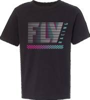 Fly Racing - Fly Racing Fly Flex Youth T-Shirt - 352-0435YL - Black - Large - Image 1