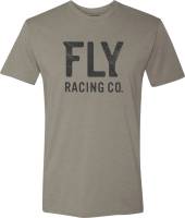 Fly Racing - Fly Racing Fly Gauge T-shirt - 352-0106L - Warm Gray - Large - Image 1