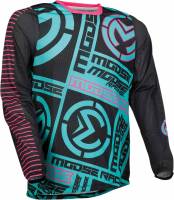 Moose Racing - Moose Racing Sahara Jersey - 2910-6849 - Teal/Pink/Black - X-Large - Image 1