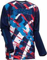 Moose Racing - Moose Racing Youth Agroid Jersey - 2912-2110 - Blue - Large - Image 1