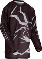 Moose Racing - Moose Racing Agroid Mesh Youth Jersey - 2912-1993 - Black/Gray - Small - Image 1