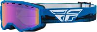 Fly Racing - Fly Racing Focus Snow Youth Goggles - 37-50161 - Blue/Black / Blue Mirror/Amber Lens - OSFM - Image 1