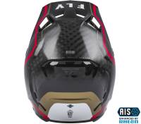 Fly Racing - Fly Racing Formula Carbon Axon Helmet - 73-4422L - Black/Red/Khaki - Large - Image 2