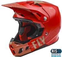 Fly Racing - Fly Racing Formula CC Primary Helmet - 73-4302S - Red/Khaki - Small - Image 1