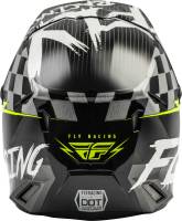 Fly Racing - Fly Racing Kinetic Sketch MIPS Youth Helmet - 73-3468YL - Black/White/Hi-Vis - Large - Image 2